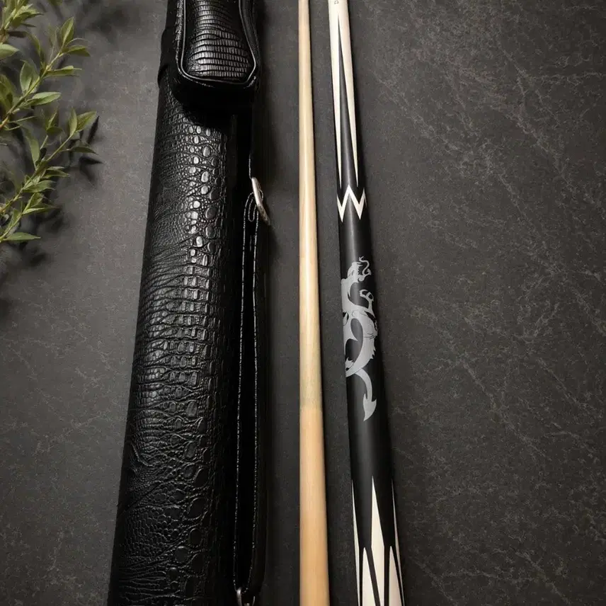 몰리나리 입문용 개인큐 드라칸 3쿠션 큐 블랙