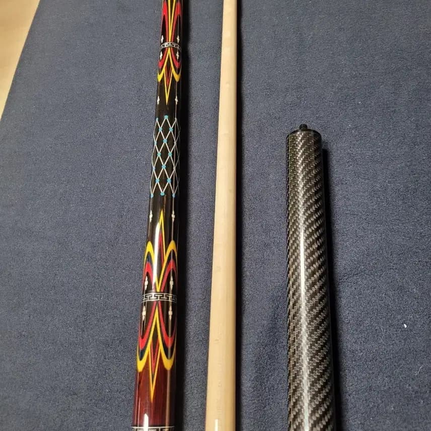 더블 버마 다이아몬드 하기 당구큐